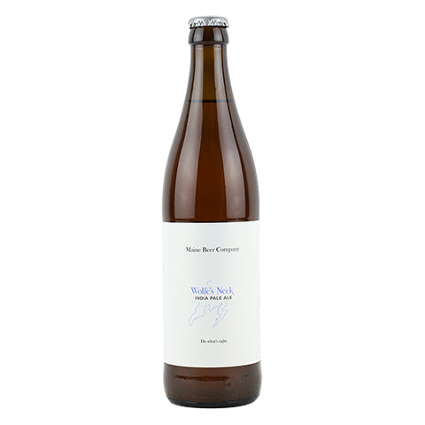 Maine Wolfe's Neck IPA by Maine Beer Co, beer label