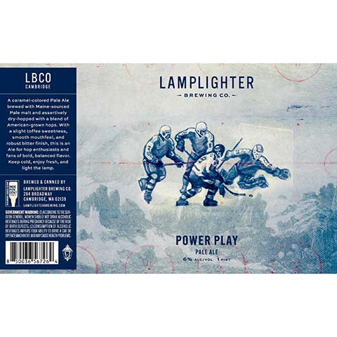 Lamplighter Power Play Pale Ale by Lamplighter Brewing Co., beer label