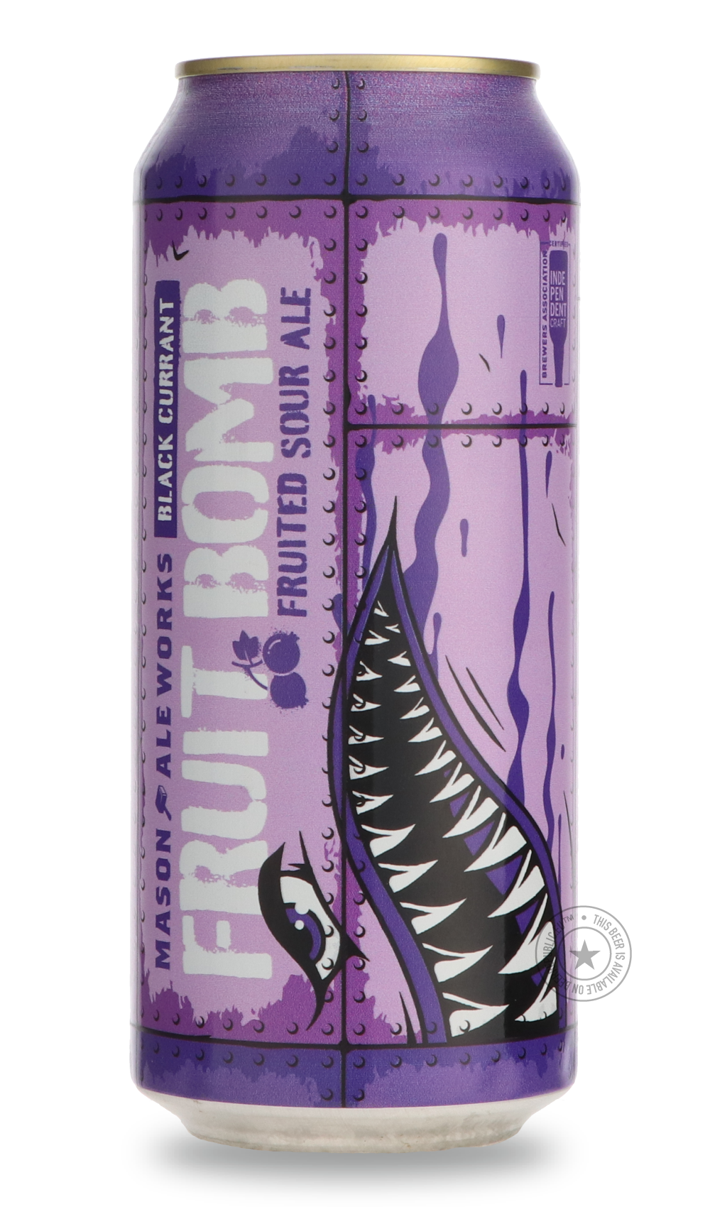 Fruit Bomb: Black Currant by Mason Ale Works, beer label