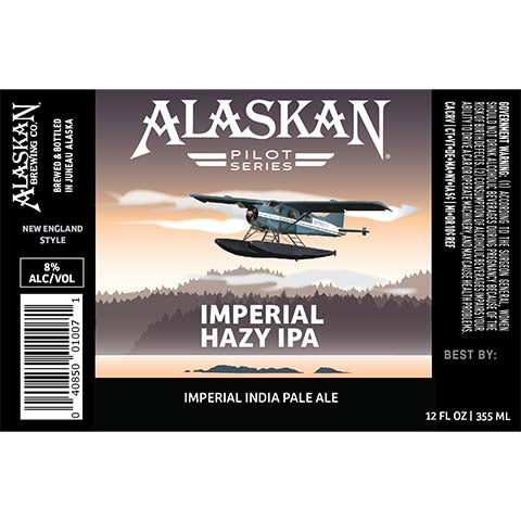Alaskan Pilot Series: Imperial Hazy IPA by Alaskan Brewing Co., beer label