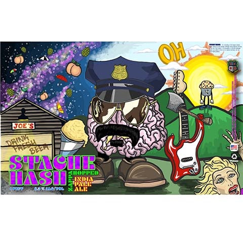 Chandler's Ford Stache Hash IPA by Chandler's Ford Brewing LLC, beer label