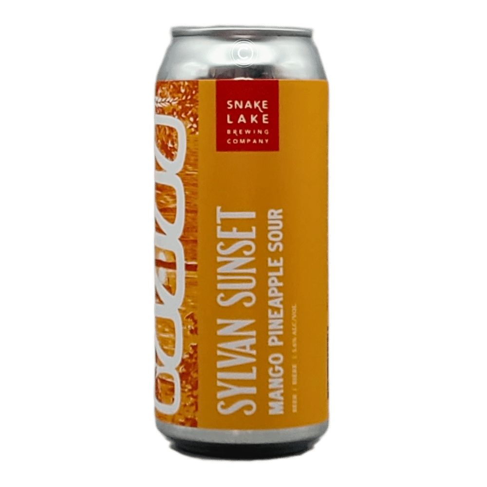 Sylvan Sunset Sour by Snake Lake Brewing Company, beer label