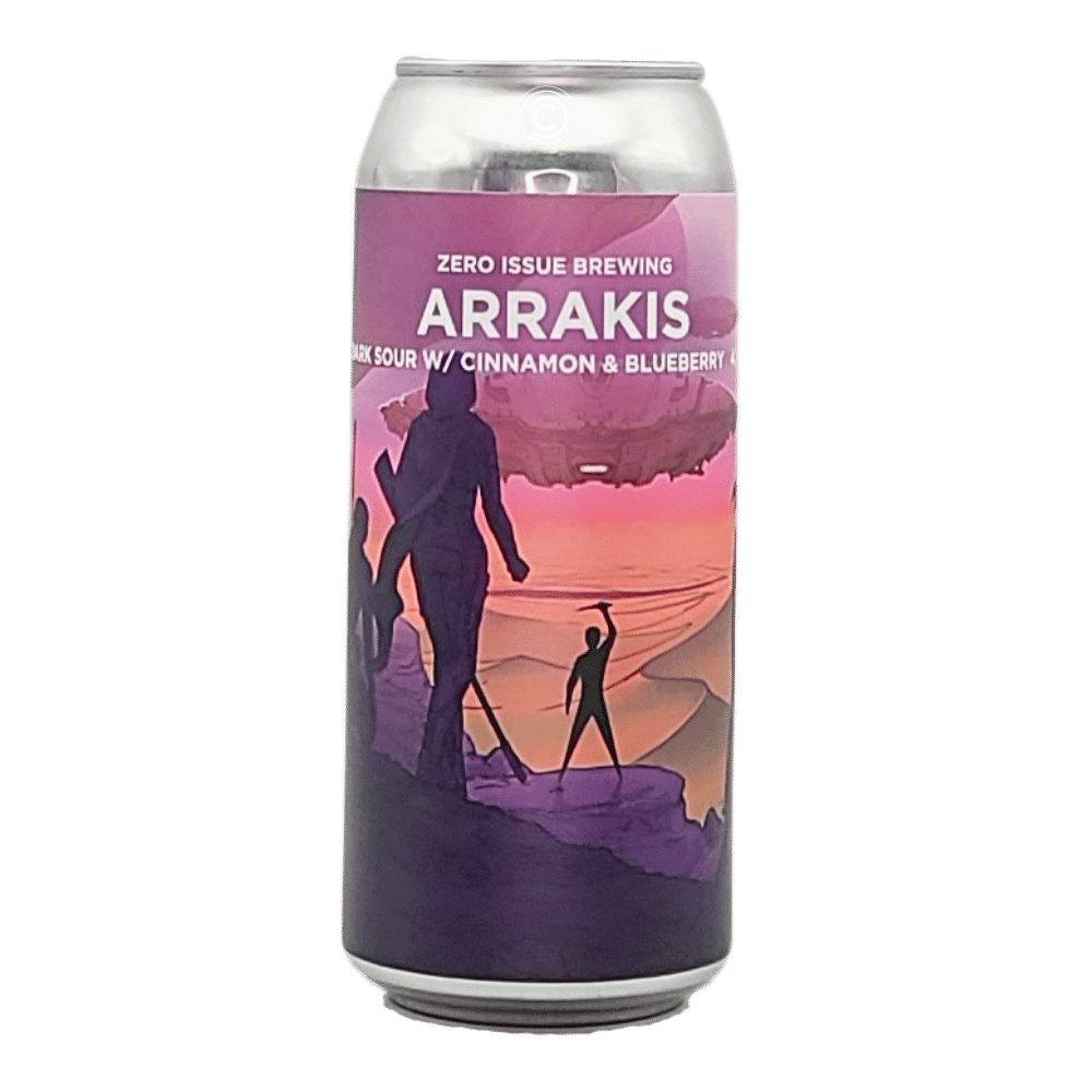 Arrakis Sour by Zero Issue Brewing, beer label