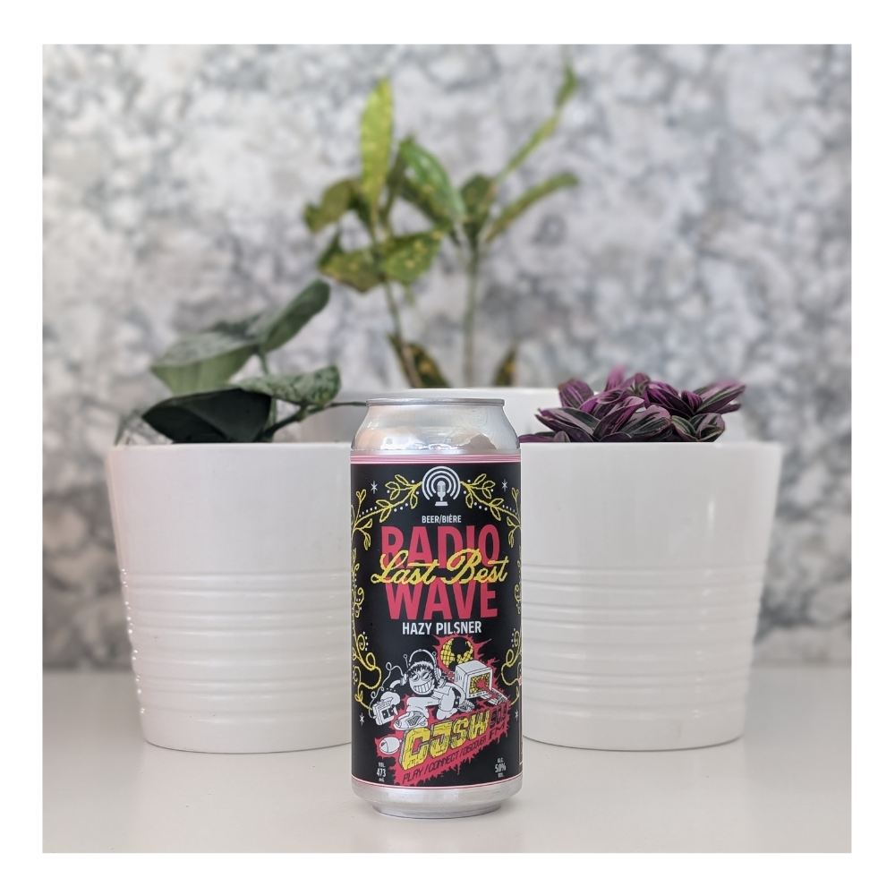 Radio Wave Hazy Pilsner by Last Best Brewing & Distilling, beer label