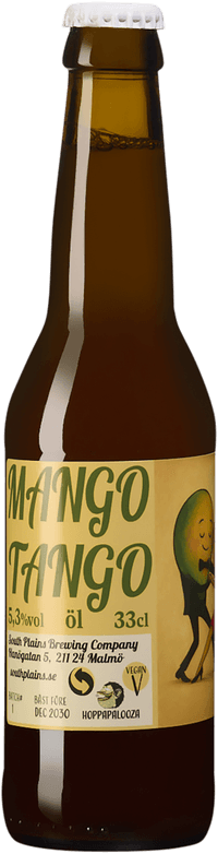 Mango Tango by South Plains Brewing Company, beer label