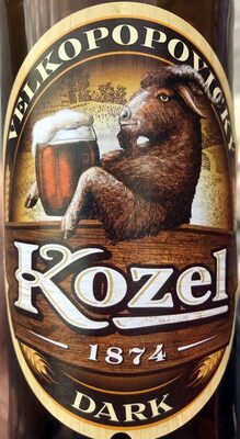 Tmavý velkopopovický kozel by Plzeňský Prazdroj, beer label