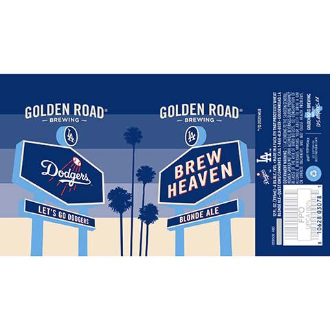 Golden Road Brew Heaven Blonde Ale by Golden Road Brewing, beer label