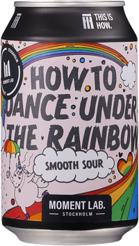 This Is How Stockholm How To Dance Under The Rainbow by Moment Lab Stockholm, beer label
