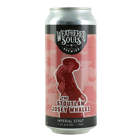 Weathered Souls The Stoutlaw Josey Whalez Imperial Stout by Weathered Souls Brewing Co., beer label