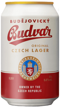 Budvar Budejovicky Original Czech Lager by Budejovicky Budvar N.P., beer label