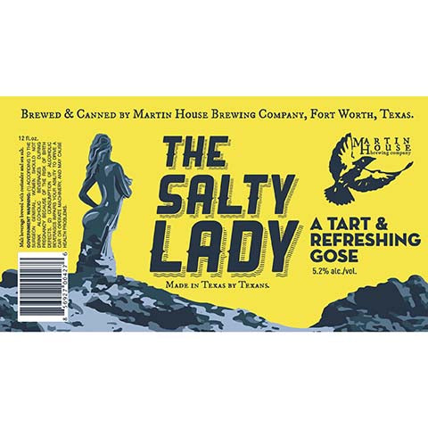 Martin House The Salty Lady Gose by Martin House Brewing Company, beer label