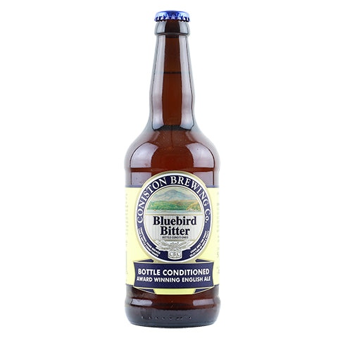 Coniston Bluebird Bitter Pale Ale by Coniston Brewing Company, beer label