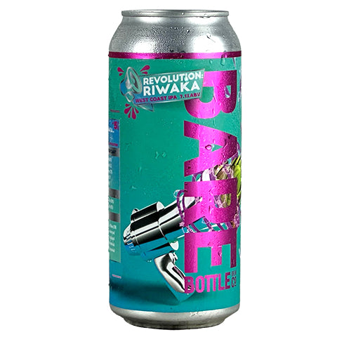 Barebottle Revolution: Riwaka IPA by Barebottle Brewing Company, beer label