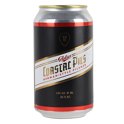 Aslan Coastal Pils German-Style Pilsner by Aslan Brewing Company, beer label