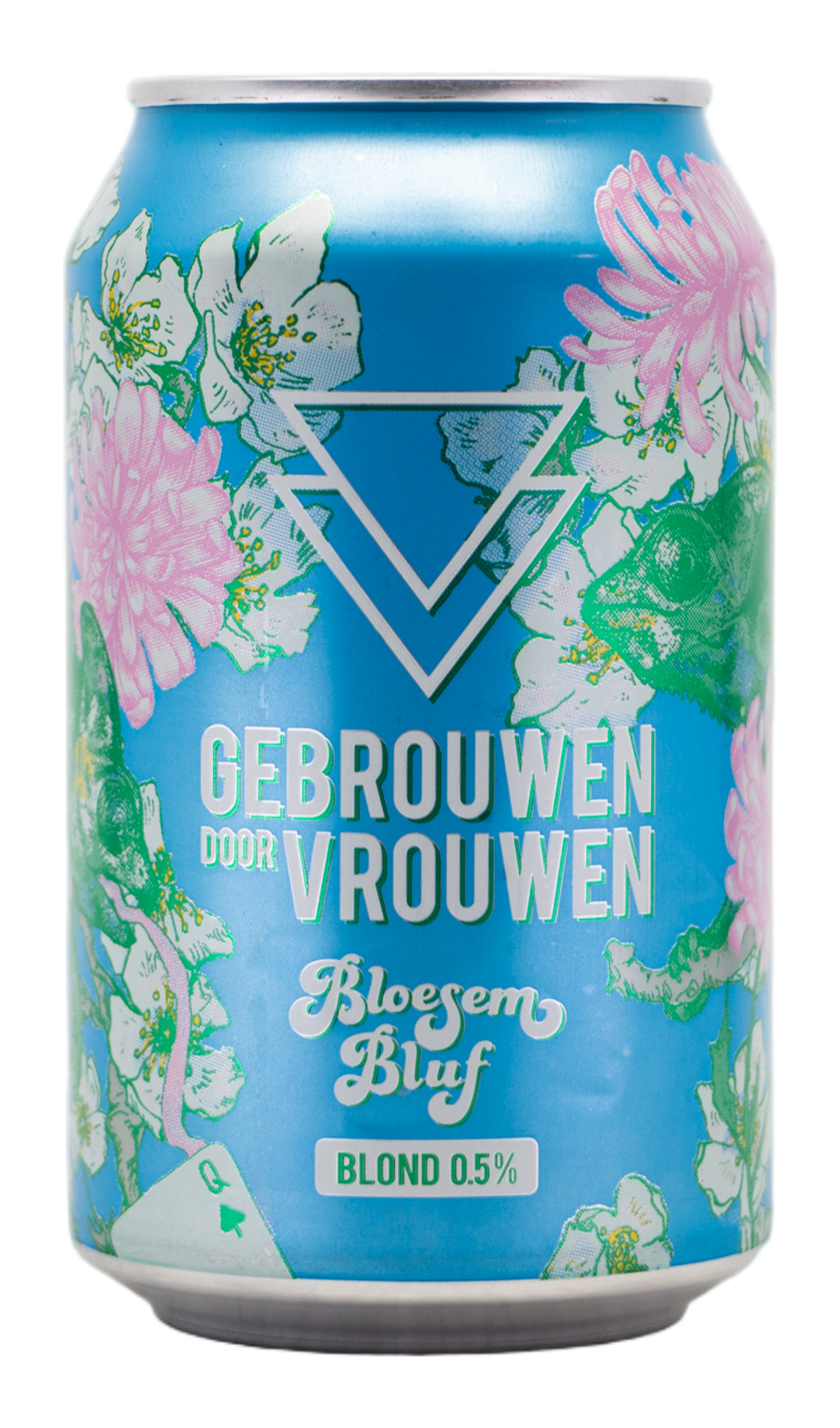 Gebrouwen door Vrouwen Bloesem Bluf 0,5% by Gebrouwen Door Vrouwen, beer label