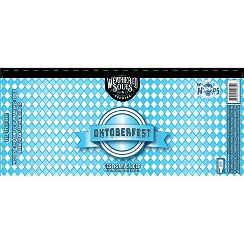 Weathered Souls Oktoberfest by Weathered Souls Brewing Co., beer label
