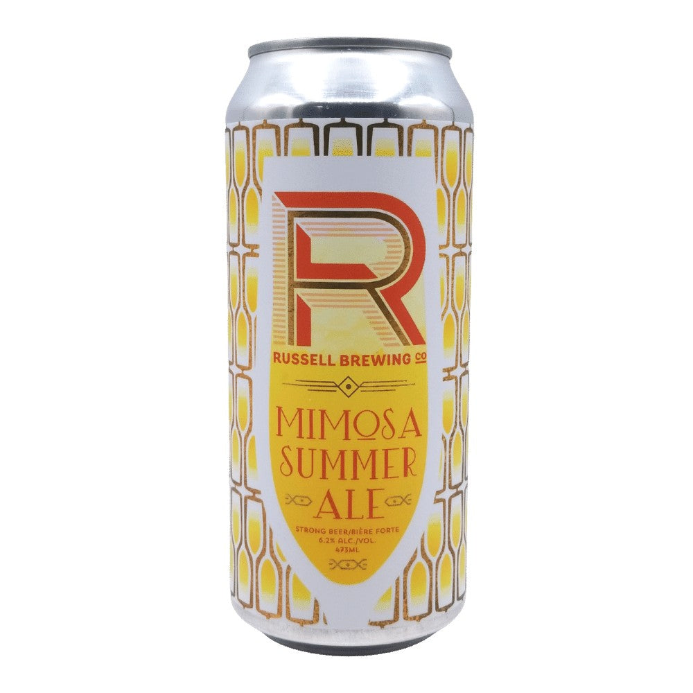 Brewing Company Mimosa Summer Ale by Russell Brewing, beer label
