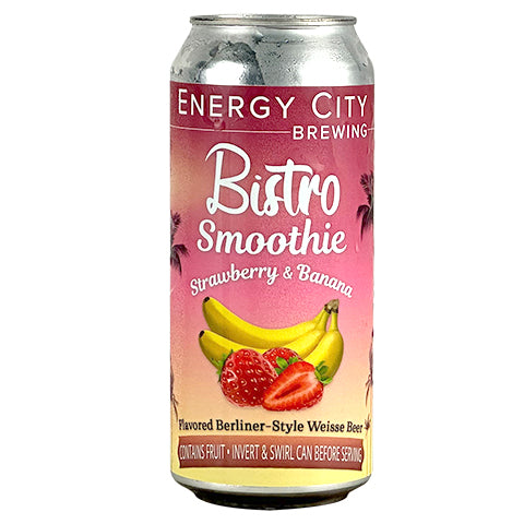 Energy City Bistro Cabana Strawberry & Banana Sour by Energy City Brewing, beer label