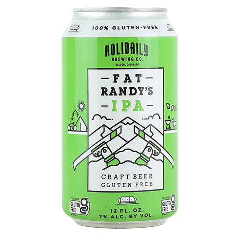 Holidaily Fat Randy's IPA by Holidaily Brewing Co, beer label