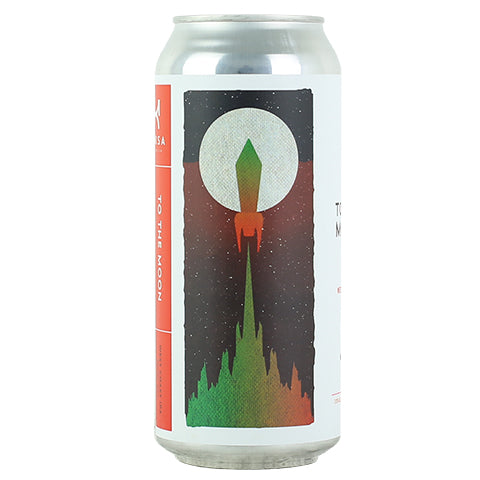 Moksa To The Moon IPA by Moksa Brewing Co, beer label