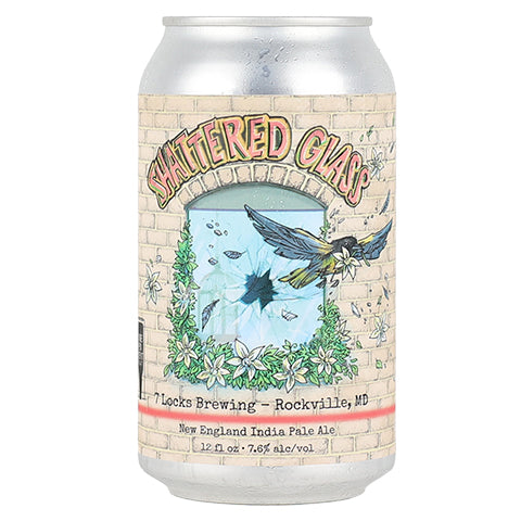 7 Locks Shattered Glass Hazy IPA by 7 Locks Brewing, beer label