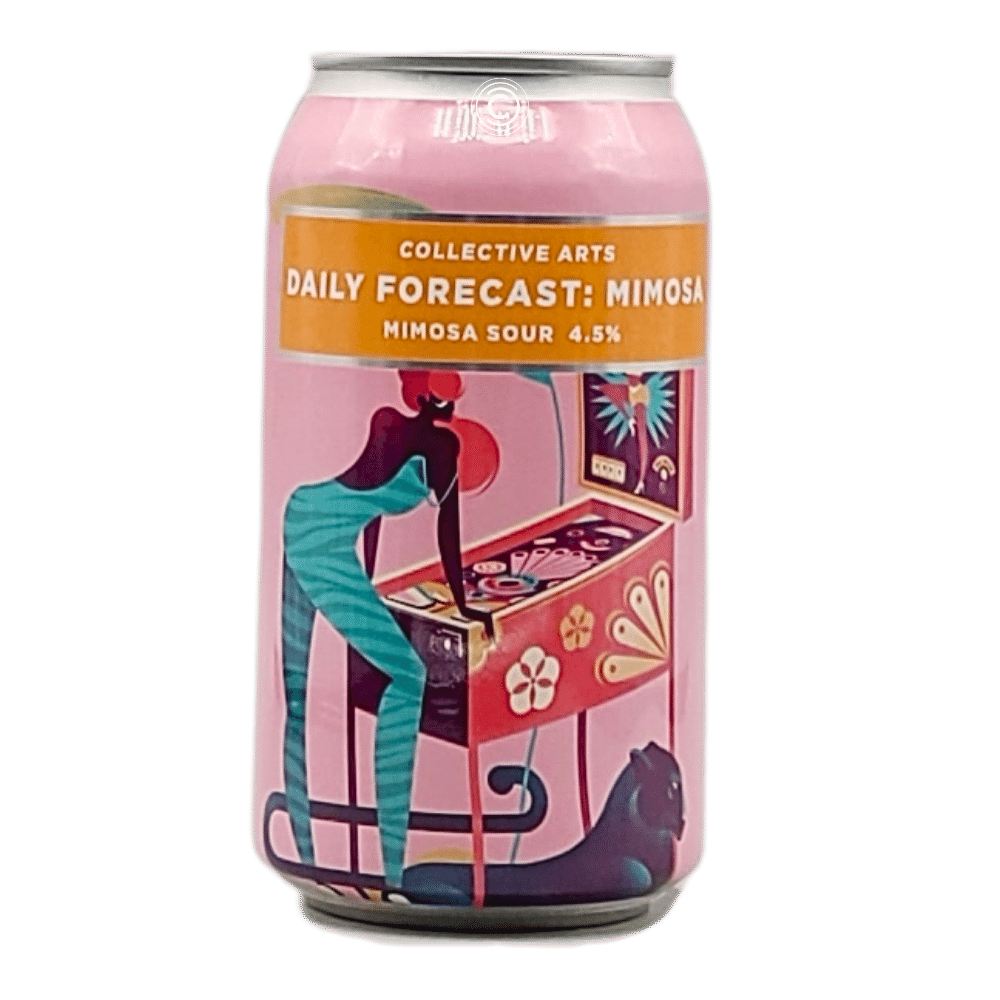 Brewing Daily Forecast: Mimosa Sour by Collective Arts Brewing, beer label