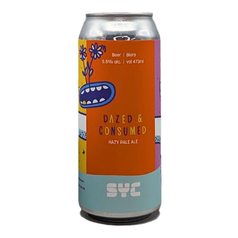 Dazed & Consumed Hazy Pale Ale by SYC Brewing Co., beer label