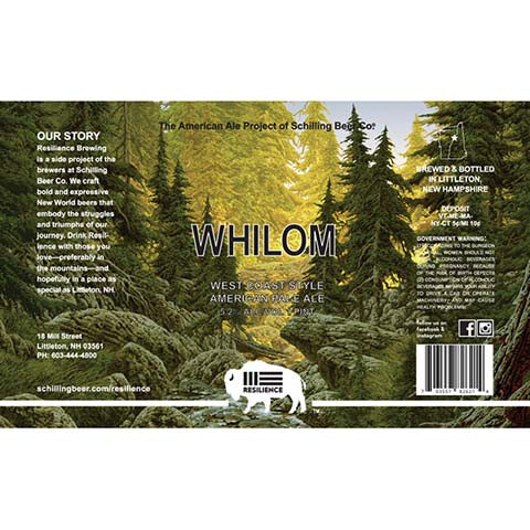 Schilling Whilom Pale Ale by Schilling Beer Co, beer label