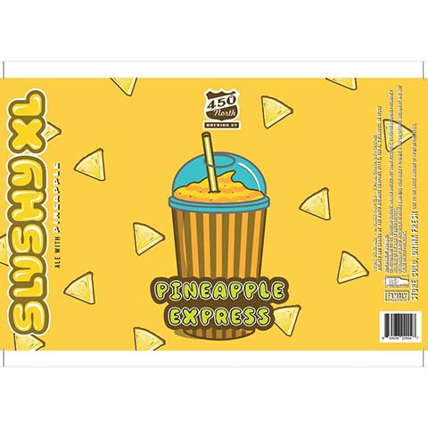 450 North Pineapple Express Ale by 450 North Brewing Company, beer label