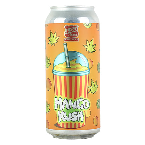 450 North Mango Kush Slushy XL Sour Ale by 450 North Brewing Company, beer label