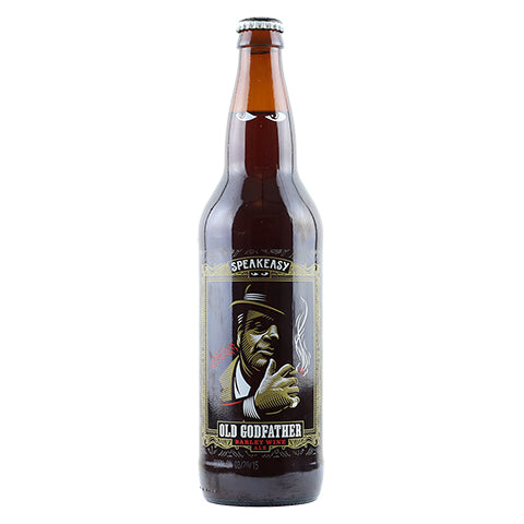 Speakeasy Old Godfather Barleywine Ale by Speakeasy Ales & Lagers, beer label