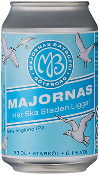 Här Ska Staden Ligga! by Majornas Bryggeri, beer label
