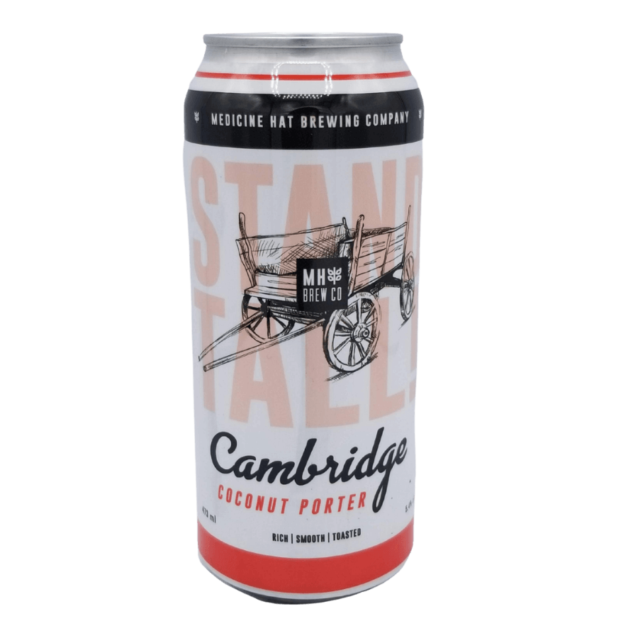 Company Cambridge Coconut Porter by Medicine Hat Brewing Company, beer label