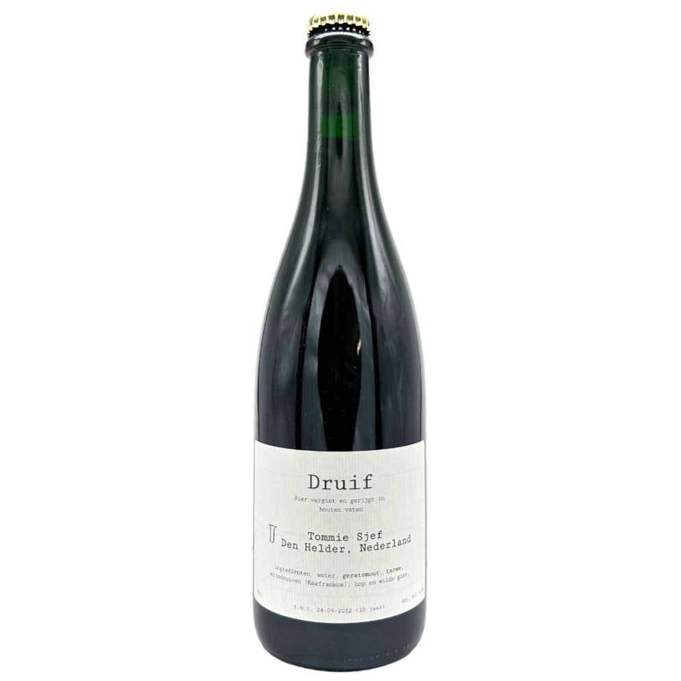 Tommie Sjef Druif (2022) by Tommie Sjef, beer label