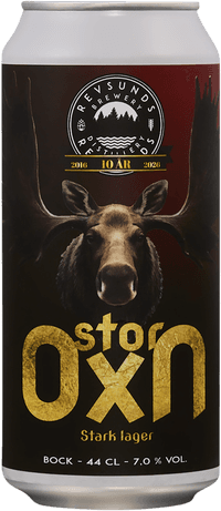 Stor OxN by Revsunds Brewery, beer label