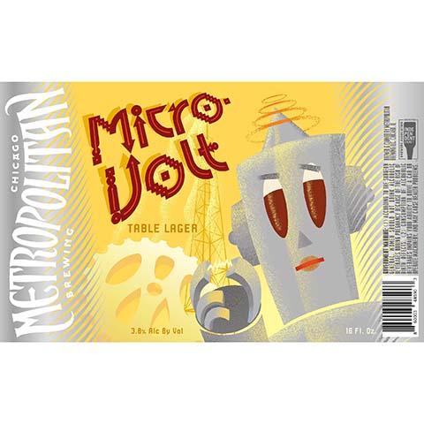 Metroplolitan Table Lager by Metropolitan Brewing, beer label