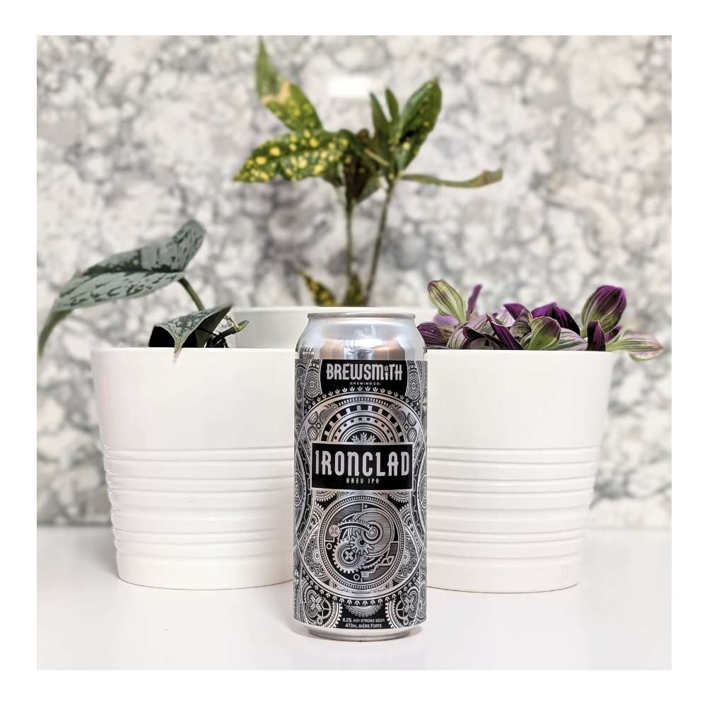 Ironclad Hazy IPA by Brewsmith Brewing Co., beer label