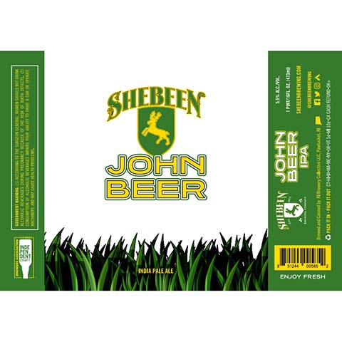 Shebeen John Beer IPA by RI Brewery Collective LLC, beer label