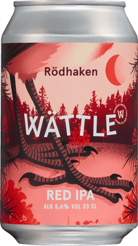 Rödhaken by Wättle Brygghus, beer label