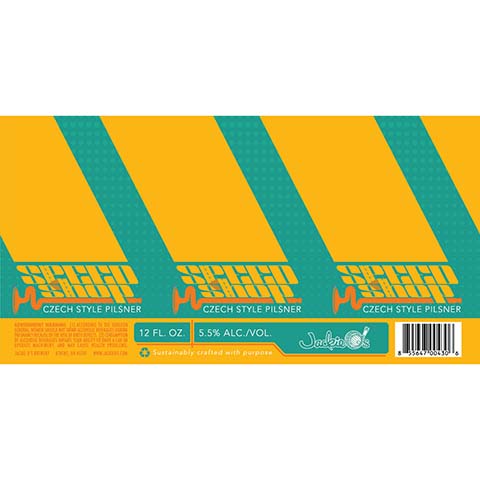 Jackie O's Speed Shop Czech Style Pilsner by Jackie O's Pub & Brewery, beer label