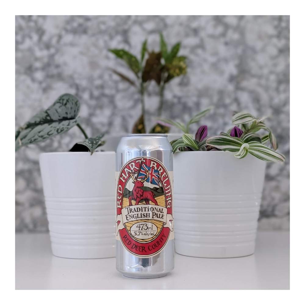 Traditional English Pale Ale by Red Hart Brewing, beer label