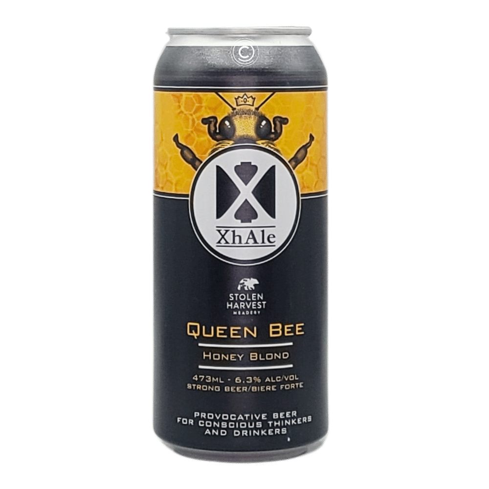 Brew Co. Queen Bee Honey Blond by XhAle Brewing, beer label