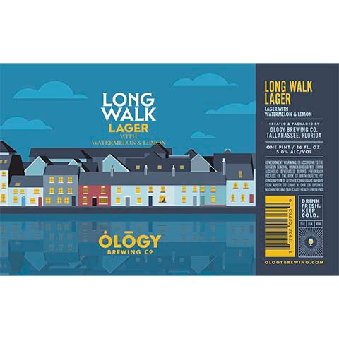 Ology Long Walk Lager by Ology Brewing Co, beer label