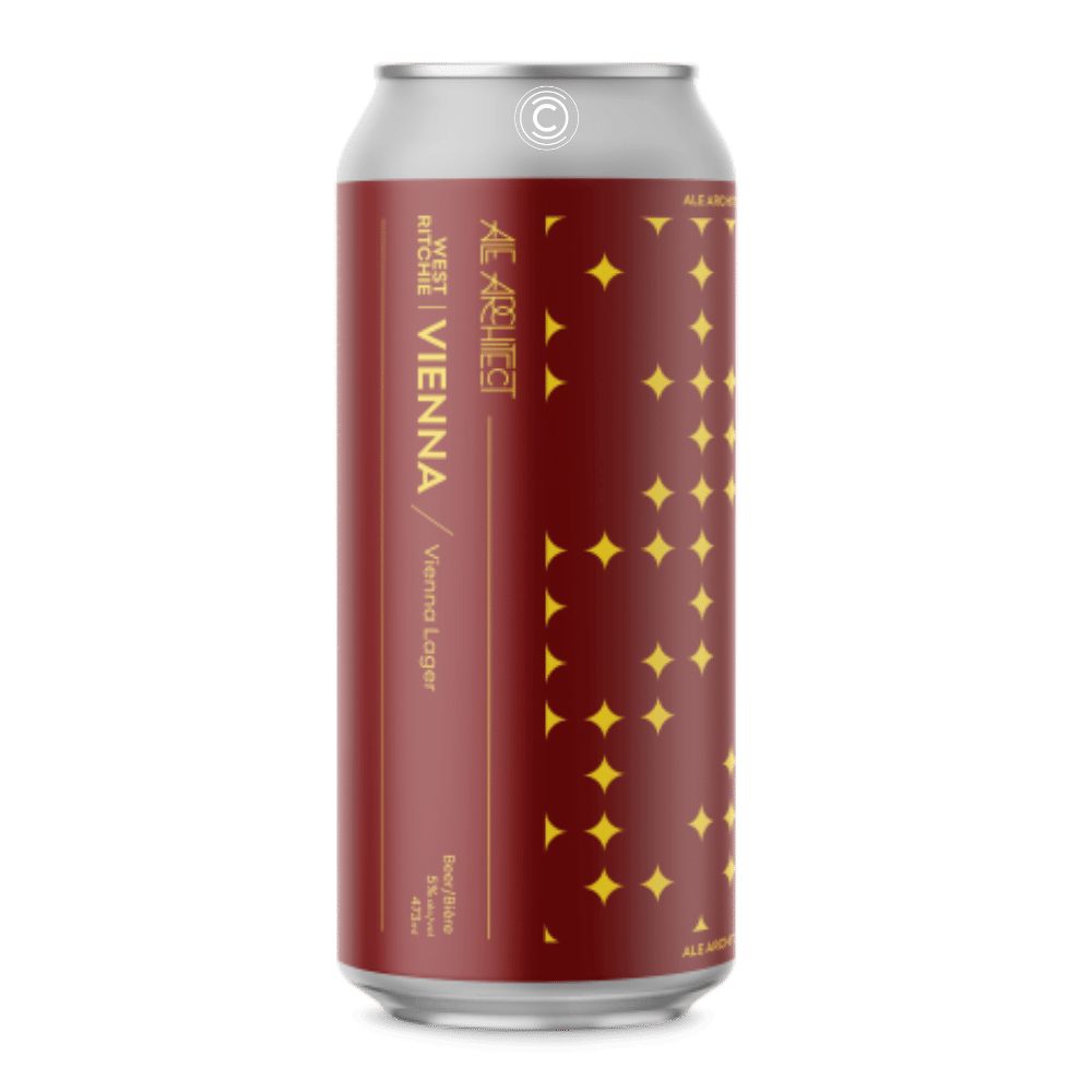 West Ritchie Vienna Amber Lager by Ale Architect, beer label