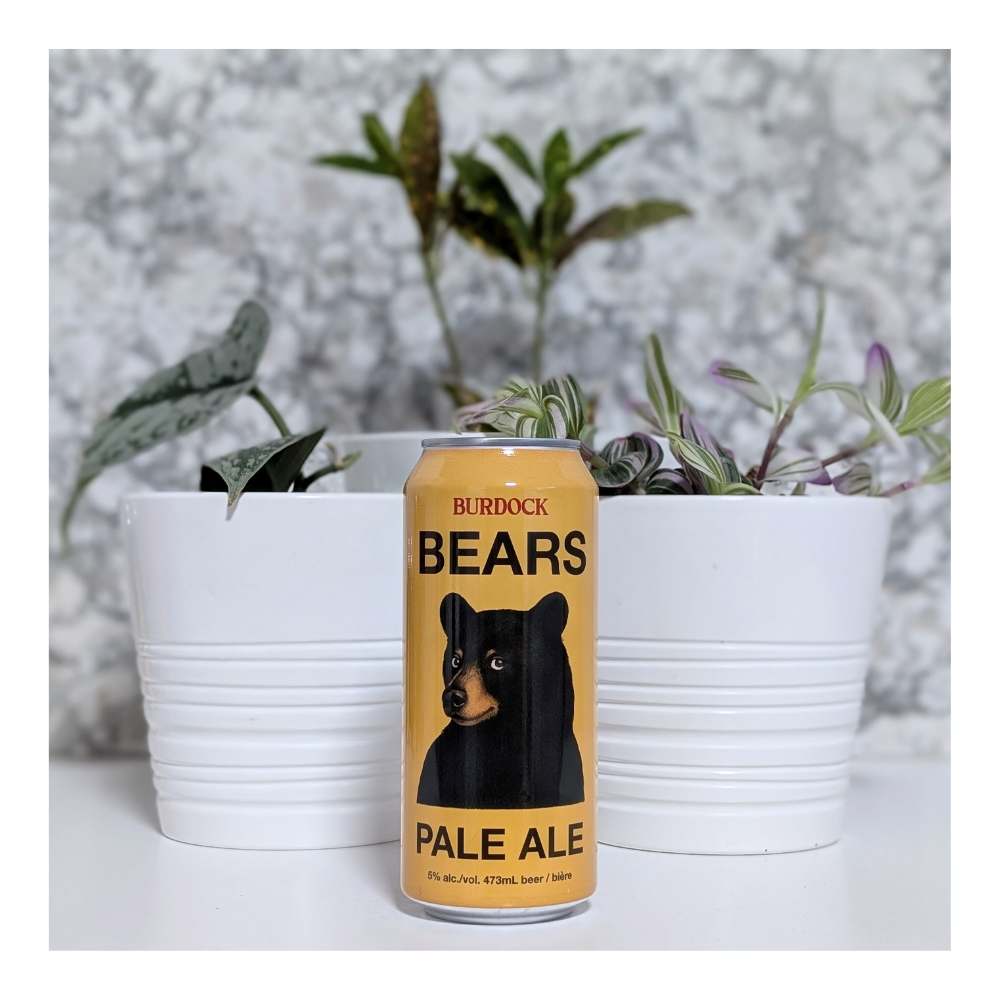 Bears West Coast Pale Ale by Burdock, beer label