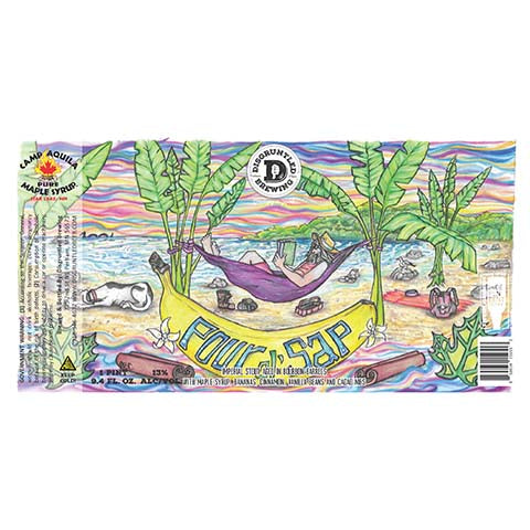 Disgruntled Pour Ol' Sap Banana Imperial Stout by Disgruntled Brewing, beer label