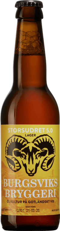 Storsudret 5.0 by Burgsviks bryggeri, beer label
