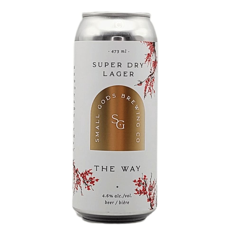 The Way Super Dry Lager by Small Gods Brewing Co., beer label