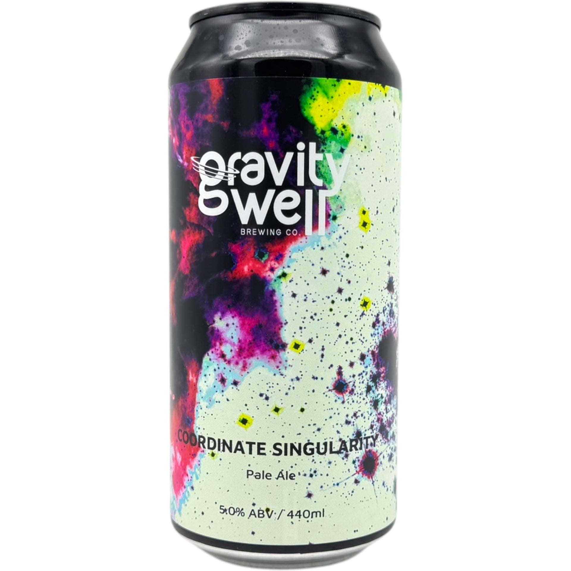 Gravity Well Coordinate Singularity by Gravity Well Brewing Co., beer label