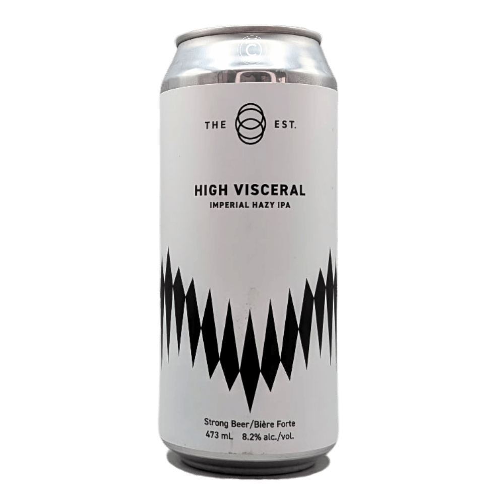 High Visceral Hazy Double IPA by The Establishment Brewing Company, beer label